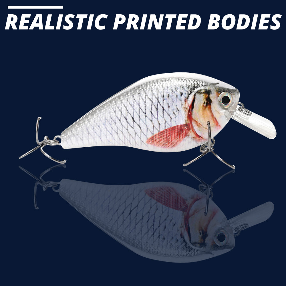 Large Roach Crankbait Floating Lure (82mm) - 3 Pack - Decoy Angling