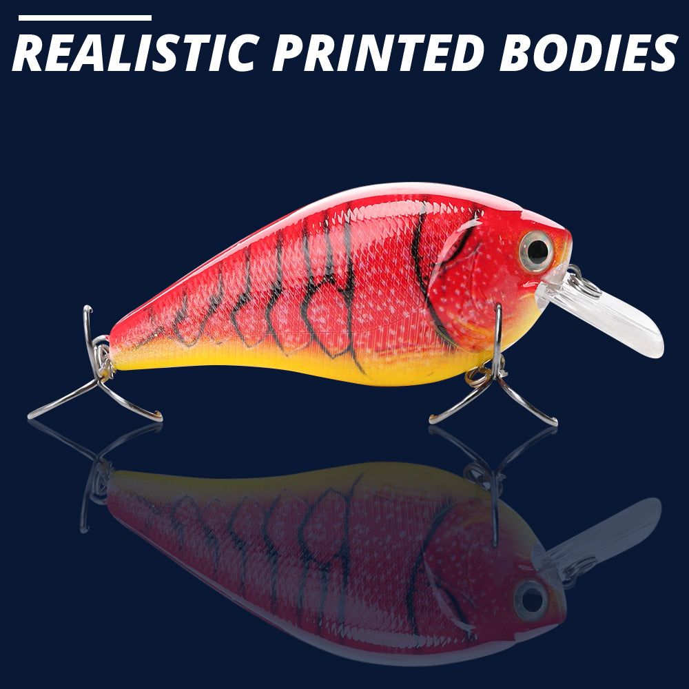 Large Hot Cray Crankbait Floating Lure (82mm) - Decoy Angling