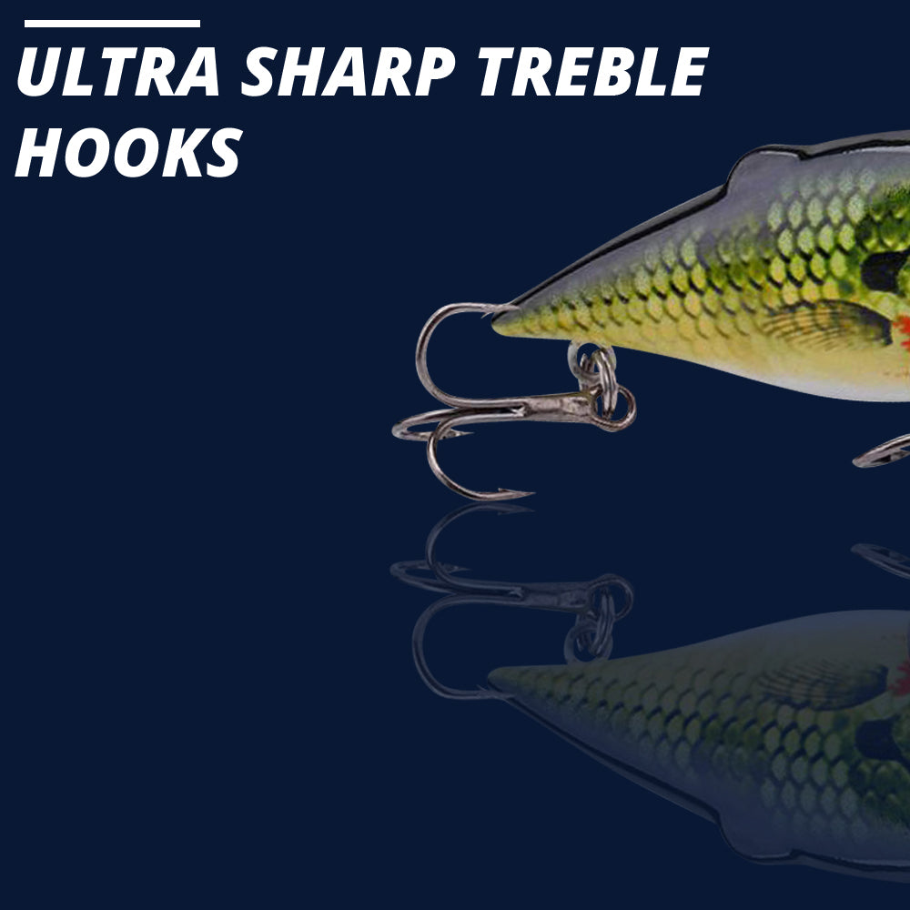 Small Smallmouth Bass Swimbait Sinking Lure (64mm) - 3 Pack - Decoy Angling