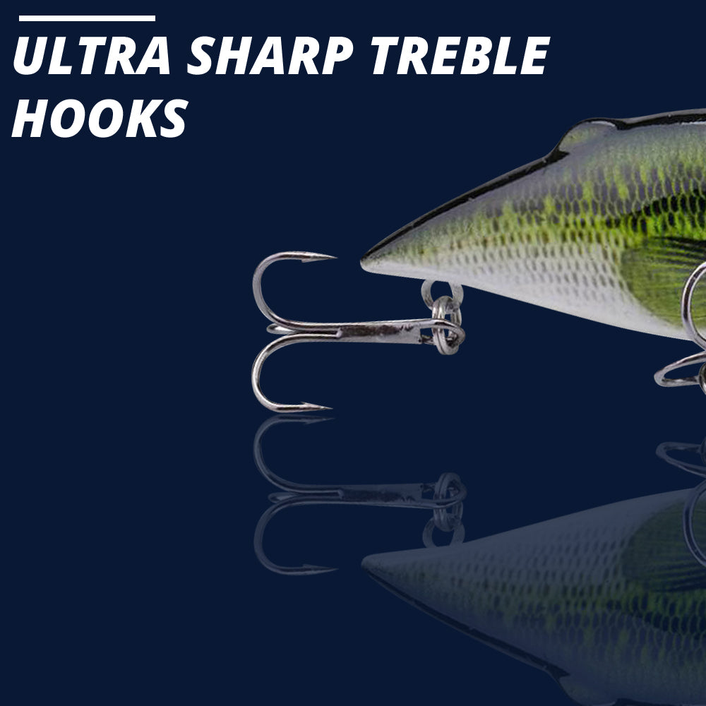 Small Bass Swimbait Sinking Lure (64mm) - 3 Pack - Decoy Angling