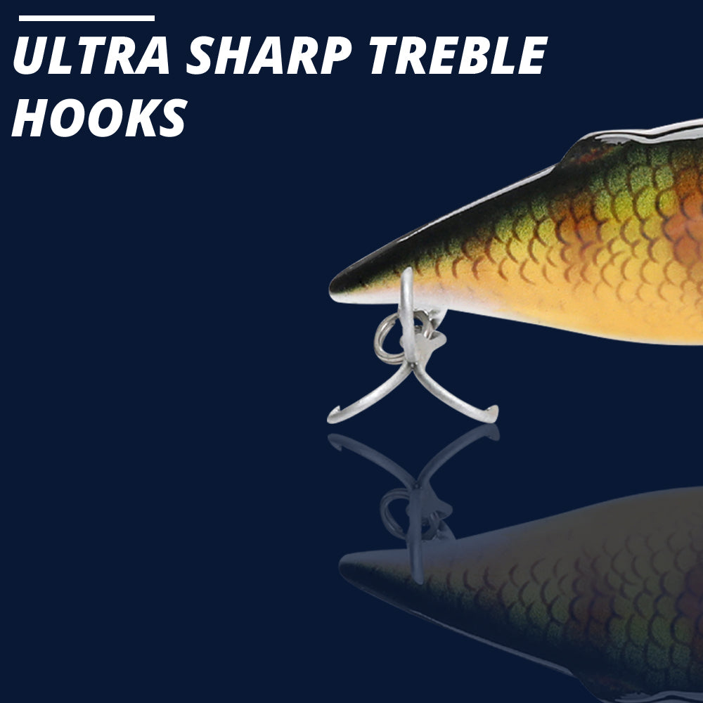 Small Perch Swimbait Sinking Lure (64mm) - Decoy Angling