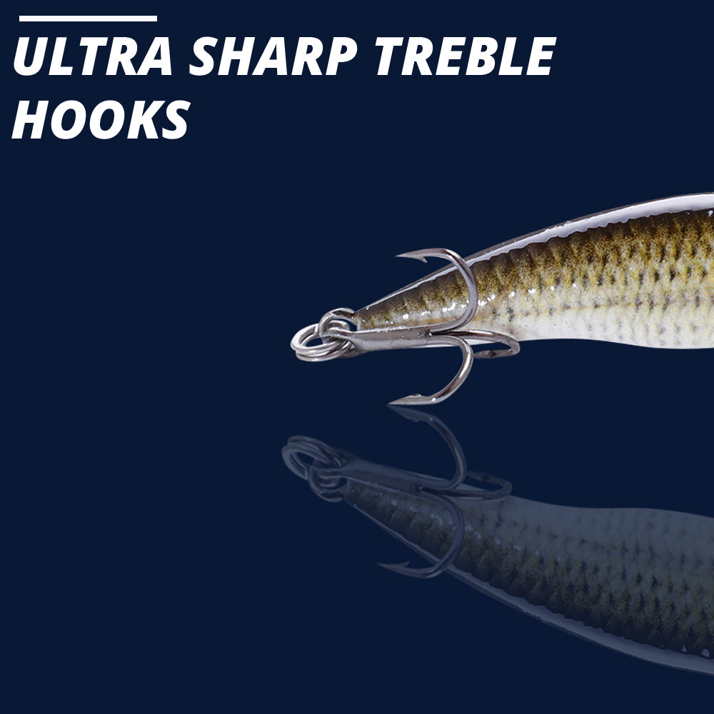 Small Rudd Crankbait Floating Lure (50mm) - 3 Pack - Decoy Angling