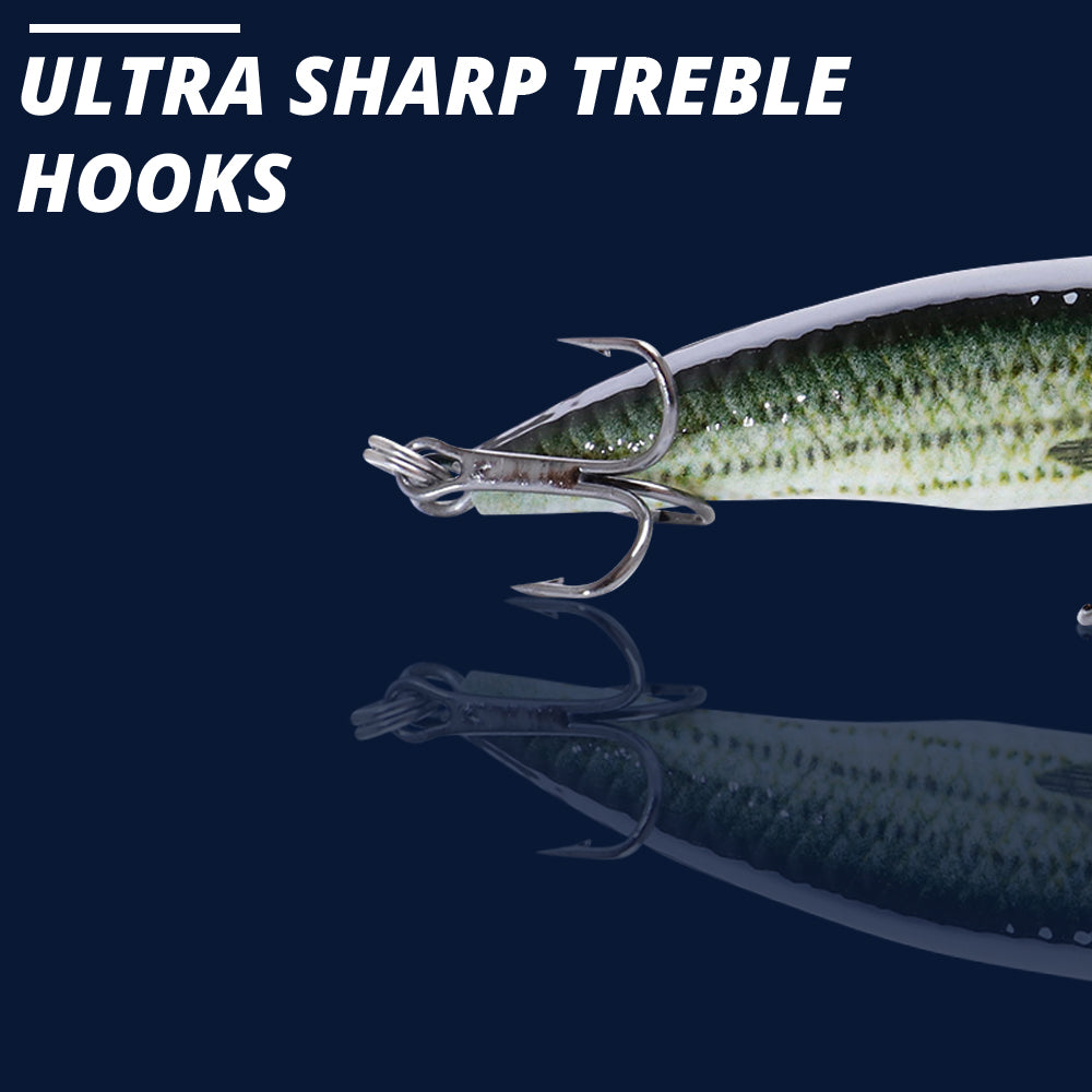 Small Bass Crankbait Floating Lure (50mm) - 3 Pack - Decoy Angling