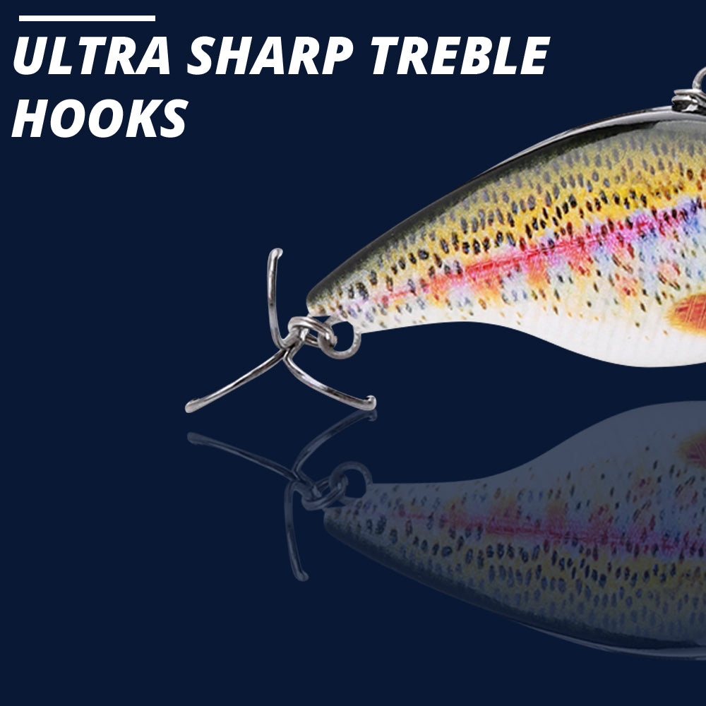 Large Rainbow Trout Swimbait Sinking Lure (70mm) - Decoy Angling