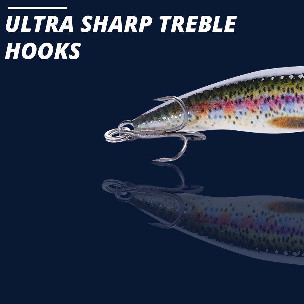 Small Rainbow Trout Crankbait Floating Lure (50mm) - Decoy Angling