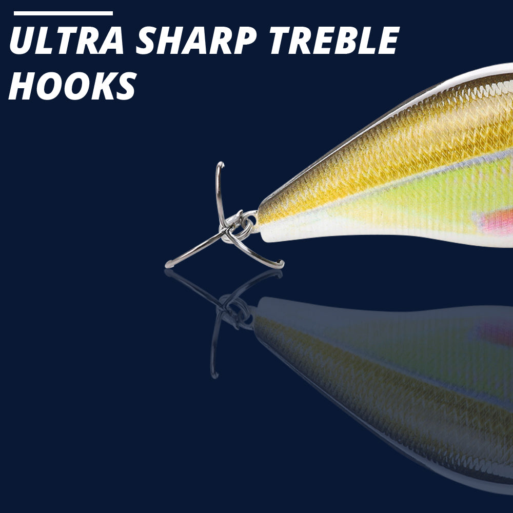 Large Rainbow Crankbait Floating Lure (82mm) - Decoy Angling