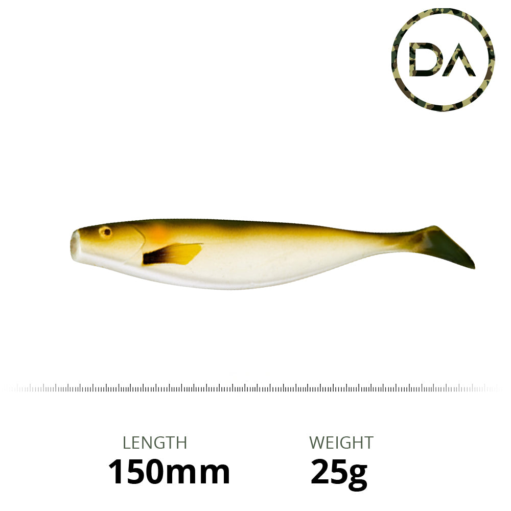 Decoy Angling - Zander Soft Plastic Shad Lure (150mm)