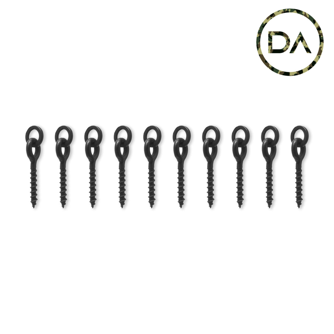 10mm Metal Bait Screws - 10 Pack - Decoy Angling