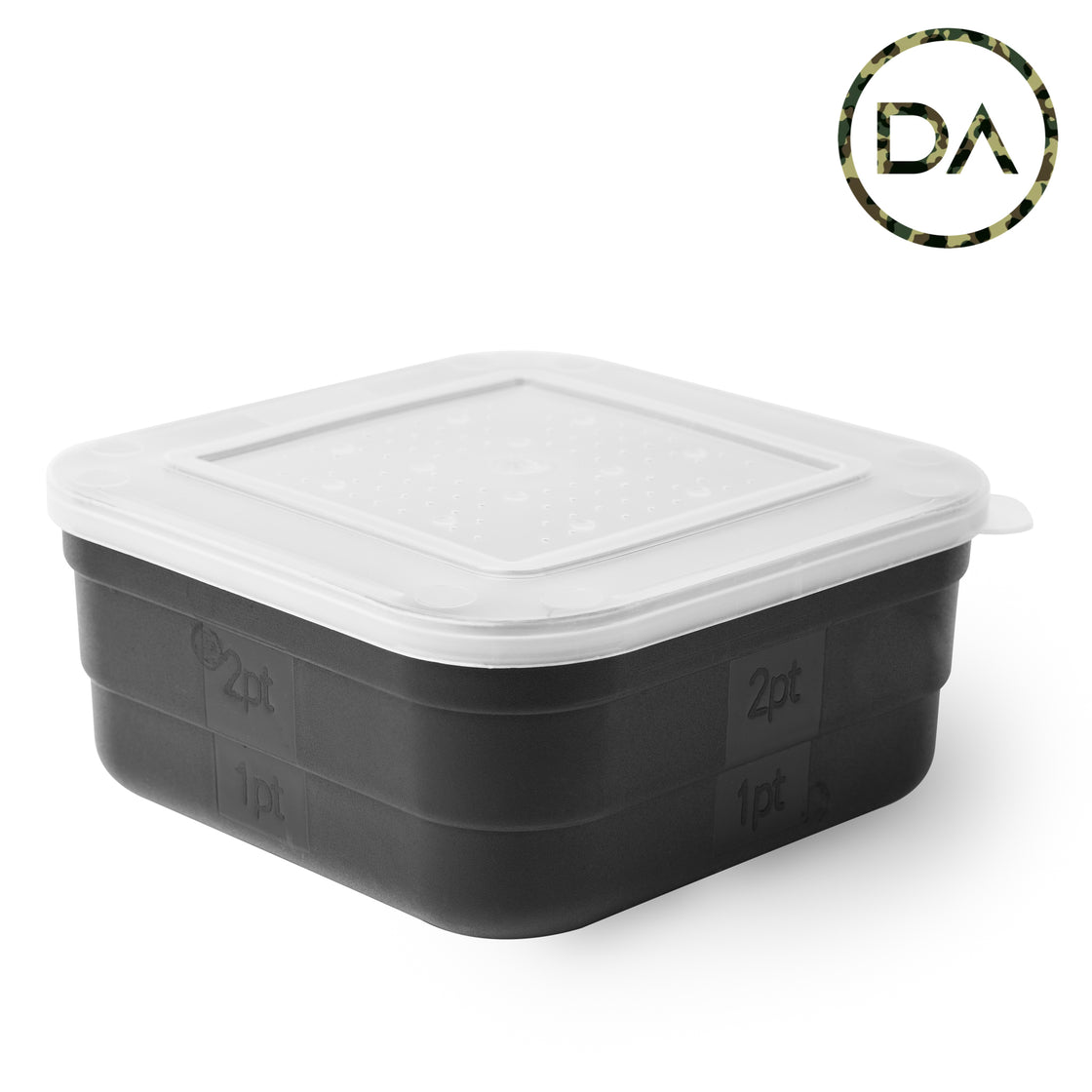 Bait Tub With Lid (2 Pint) - Decoy Angling