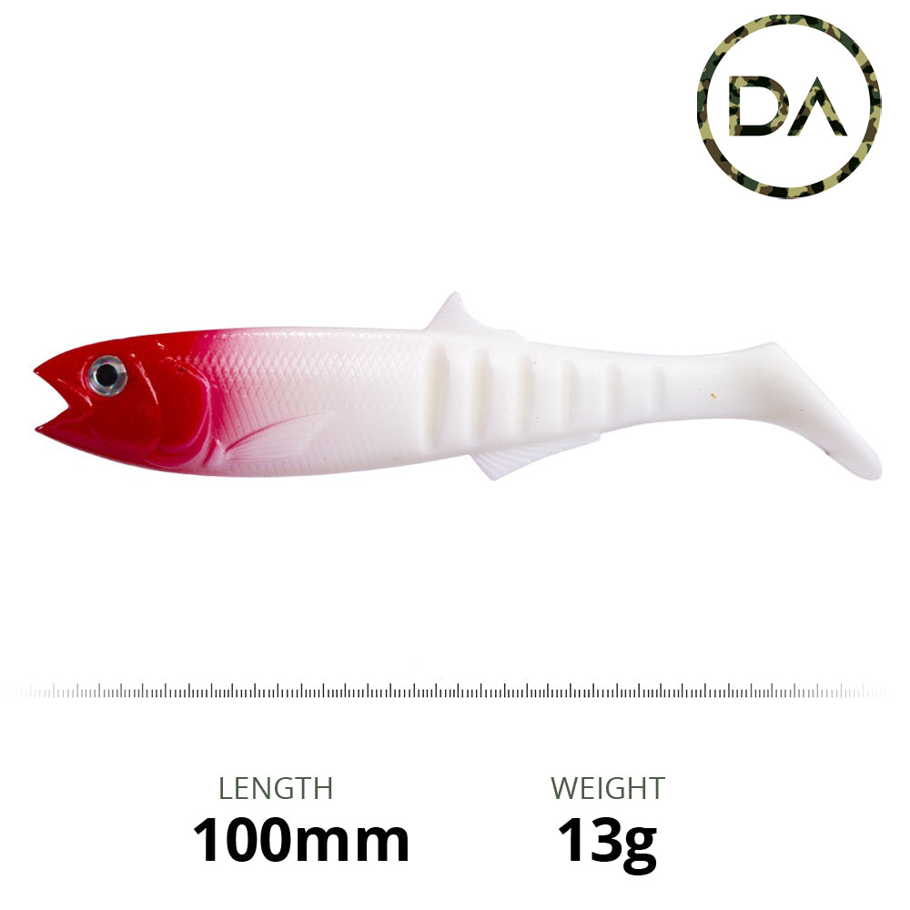 Decoy Angling - Red Mist Soft Plastic Jointed Shad Lure (100mm)