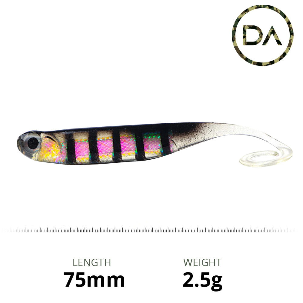 Decoy Angling - Electric Soft Plastic Drop Shot Grub Lure (75mm)