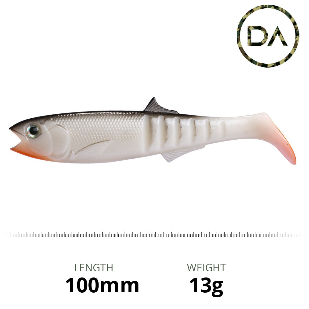 Decoy Angling - Roach Soft Plastic Jointed Shad Lure (100mm) - 3 Pack