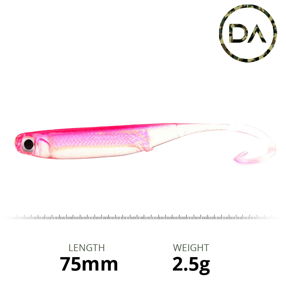 Decoy Angling - Candy Soft Plastic Drop Shot Grub Lure (75mm)