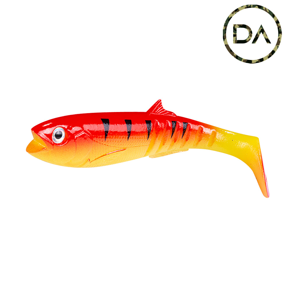 Fire Tiger Soft Plastic Jointed Shad Lure (100mm) - Decoy Angling