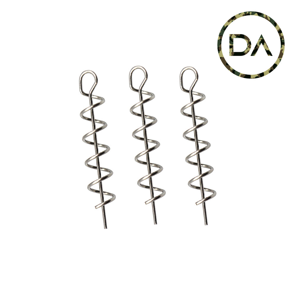 Decoy Angling - Steel Corkscrews (45mm) - 3 Pack