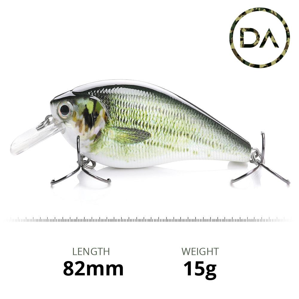 Decoy Angling - Large Bass Crankbait Floating Lure (82mm)