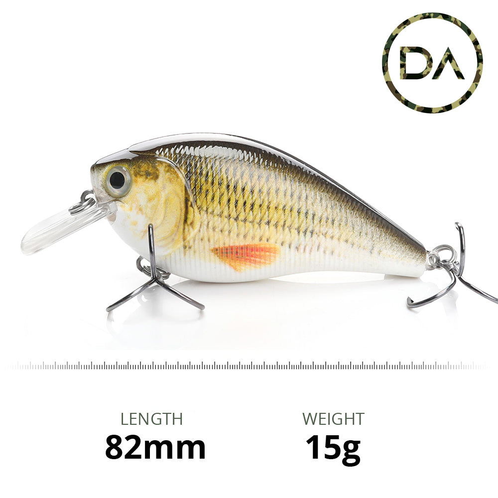 Decoy Angling - Large Rudd Crankbait Floating Lure (82mm)