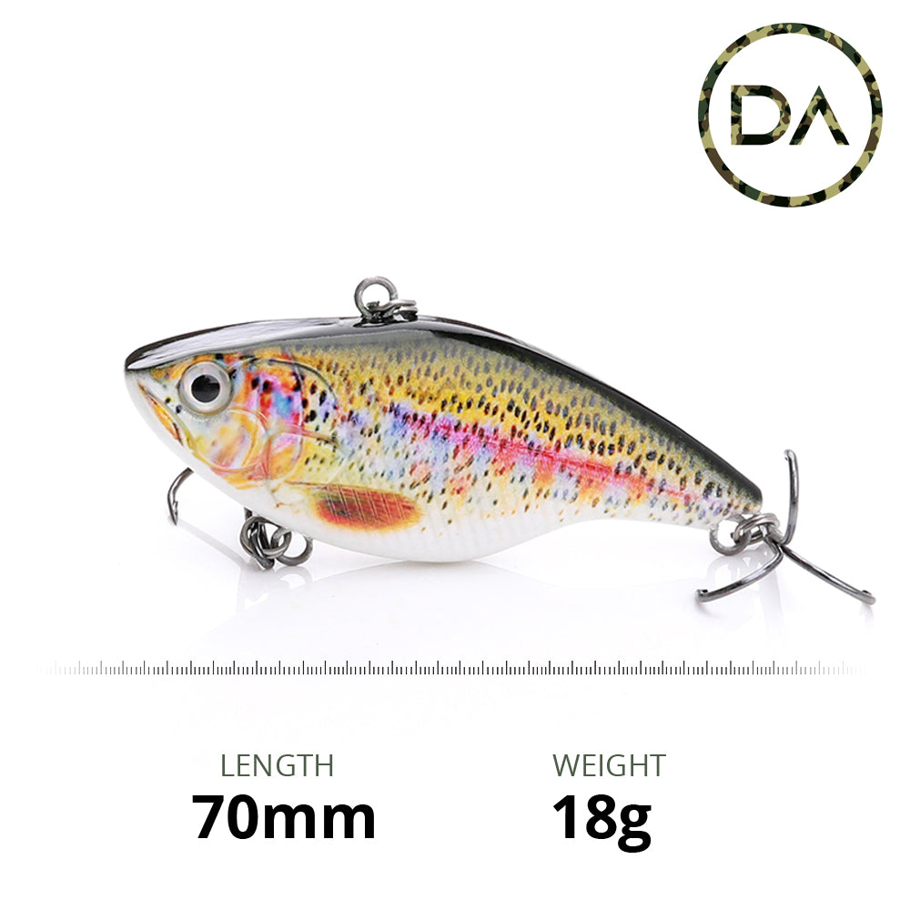 Large Rainbow Trout Swimbait Sinking Lure (70mm) - Decoy Angling