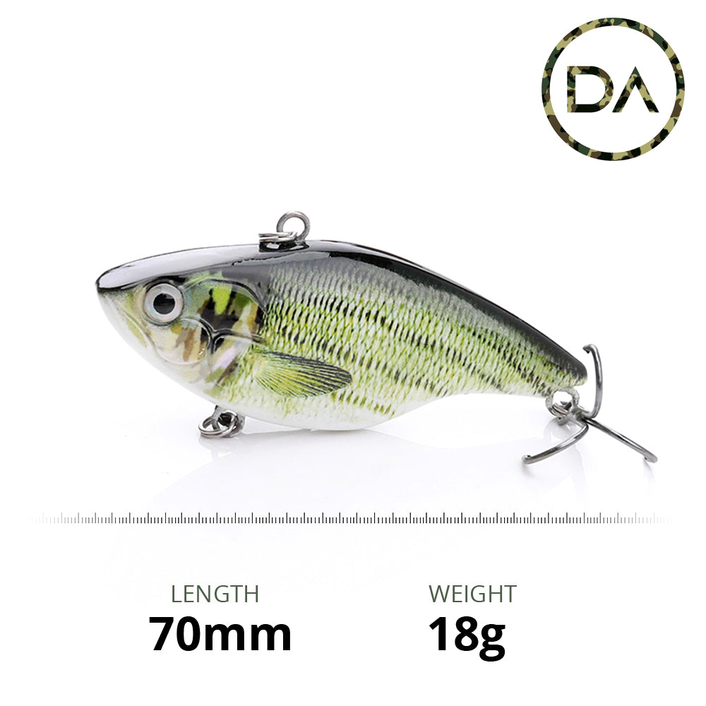 Large Bass Swimbait Sinking Lure (70mm)