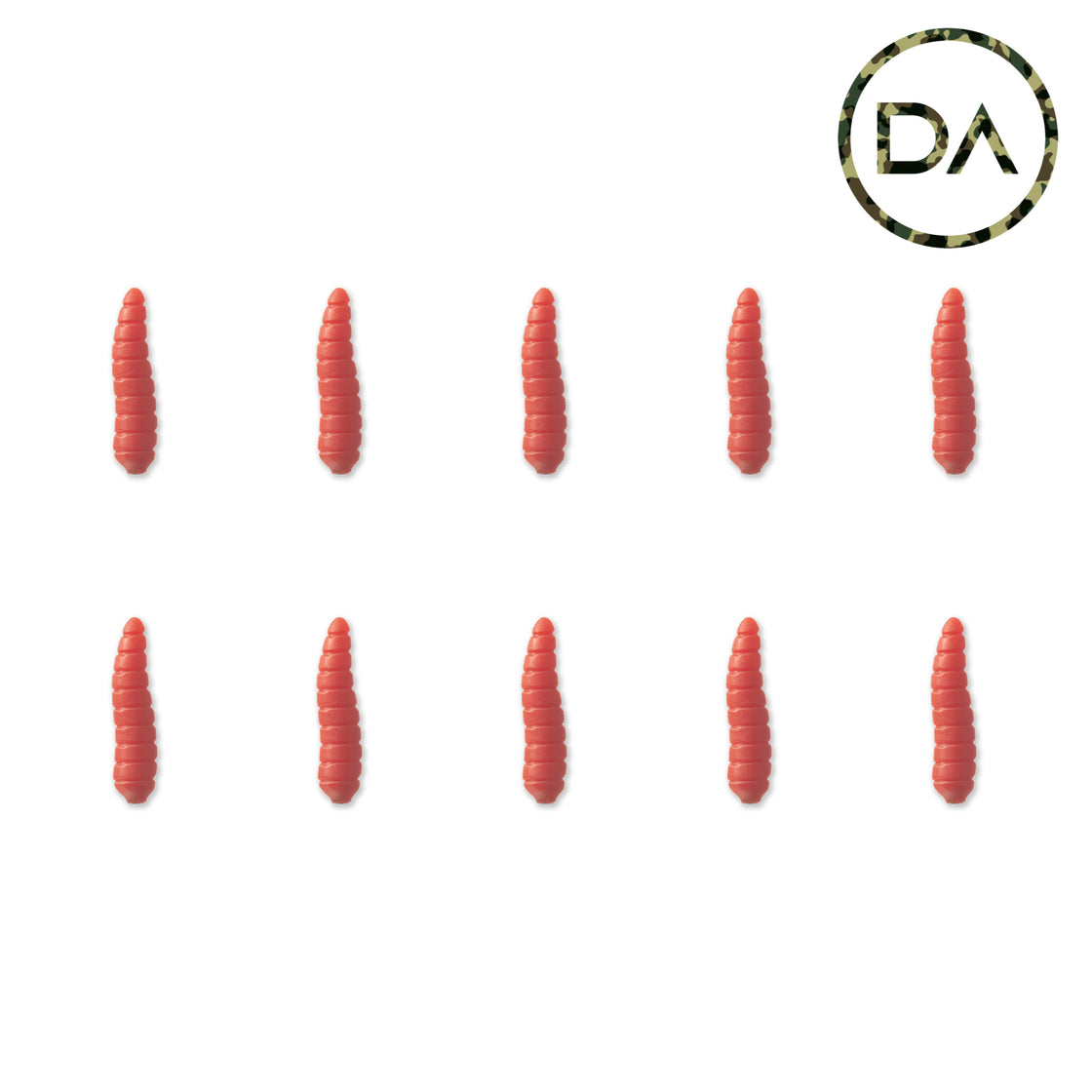 Artificial Buoyant Maggots (Red)- 10 Pack - Decoy Angling