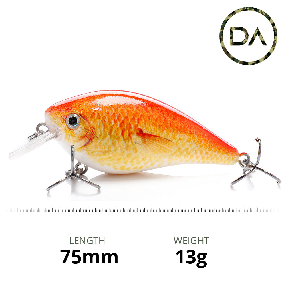 Decoy Angling - Medium Goldfish Crankbait Floating Lure (75mm)