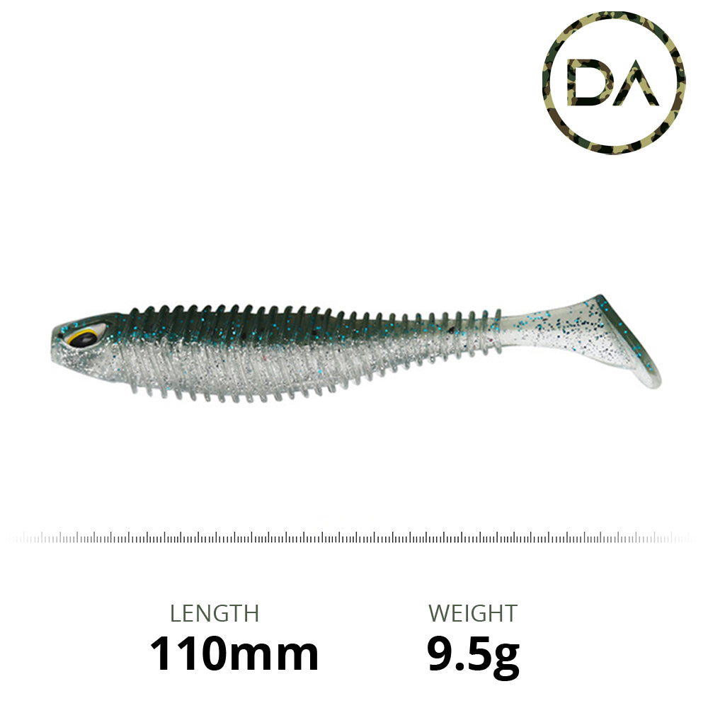 Decoy Angling - Midnight Soft Plastic VIB Critter Lure (110mm)