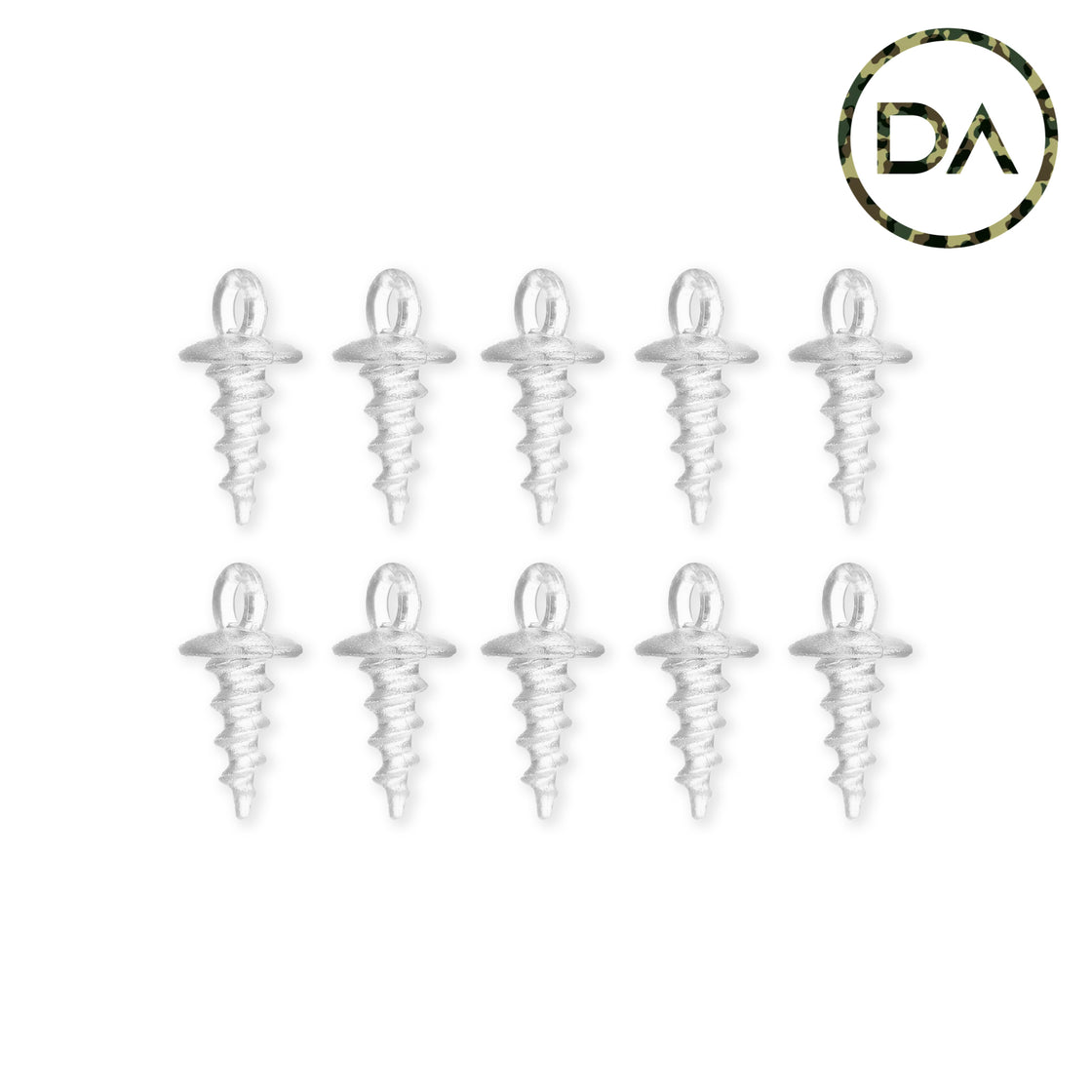 10mm Plastic Bait Screws - 10 Pack - Decoy Angling