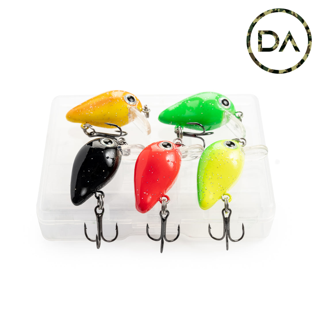 Micro Neo Mixed Crankbait Floating Lure (28mm) - 5 Pack - Decoy Angling