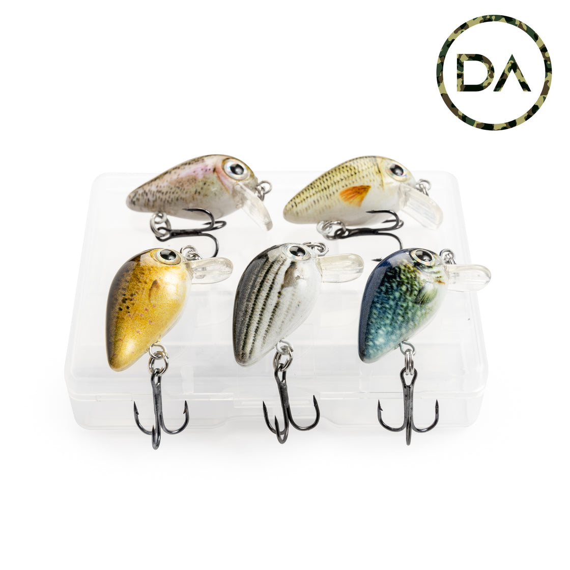 Micro Phantom Mixed Crankbait Floating Lure (28mm) - 5 Pack - Decoy Angling
