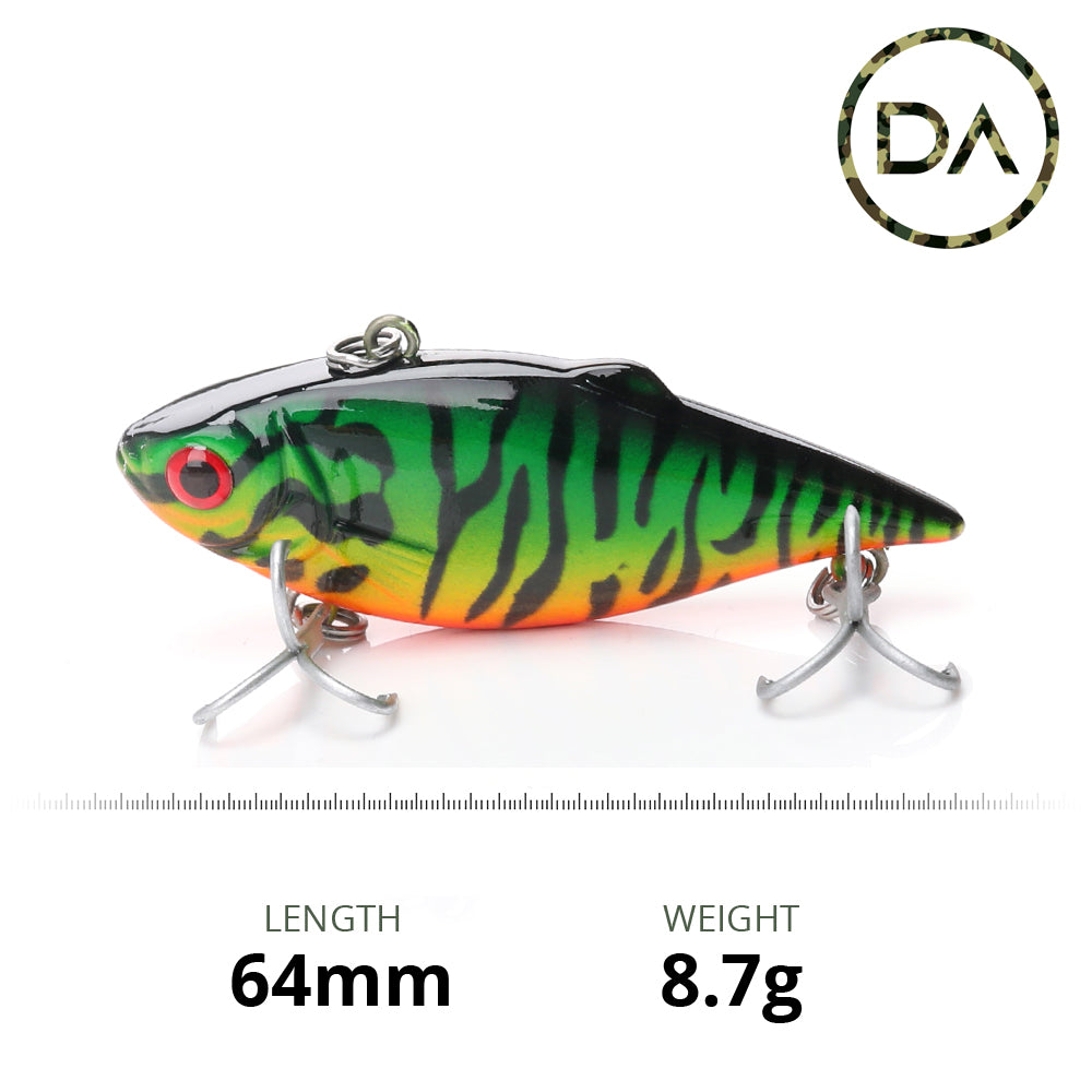 Decoy Angling - Small Hot Perch Swimbait Sinking Lure (64mm)