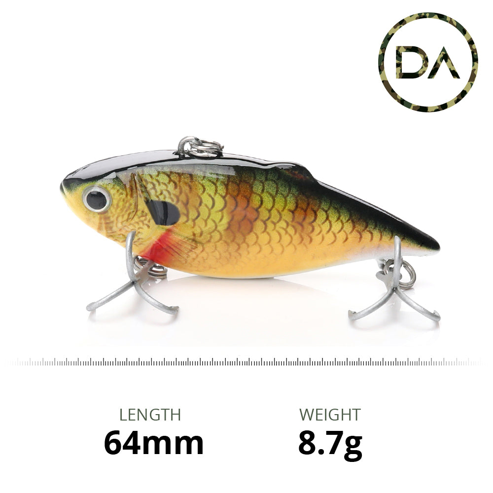 Small Perch Swimbait Sinking Lure (64mm) - 3 Pack - Decoy Angling – Decoy  Angling Ltd