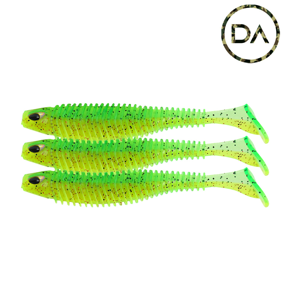 Decoy Angling - Tropical Soft Plastic VIB Critter Lure (80mm) - 3 Pack