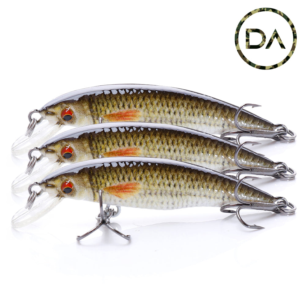Small Rudd Crankbait Floating Lure (50mm) - 3 Pack - Decoy Angling