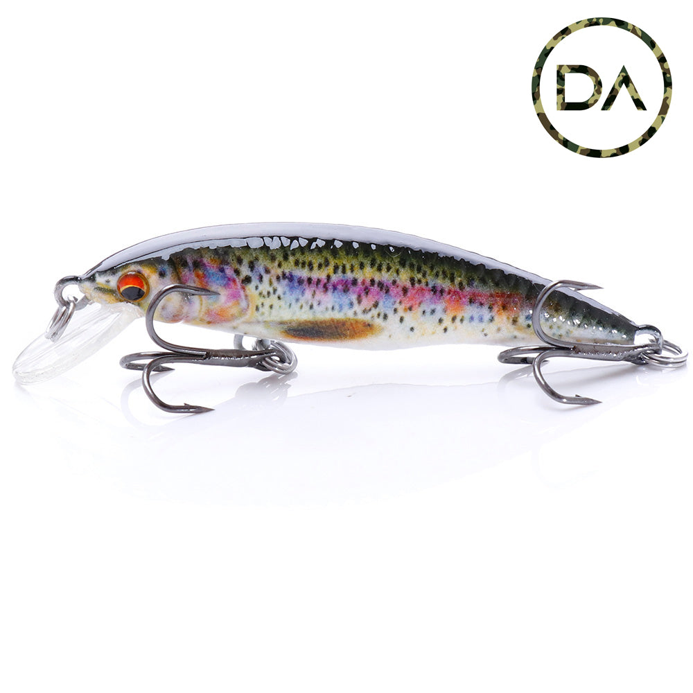 Small Rainbow Trout Crankbait Floating Lure (50mm) - Decoy Angling – Decoy  Angling Ltd