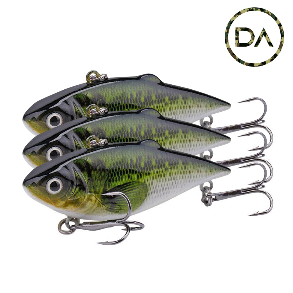 Small Bass Swimbait Sinking Lure (64mm) - 3 Pack - Decoy Angling