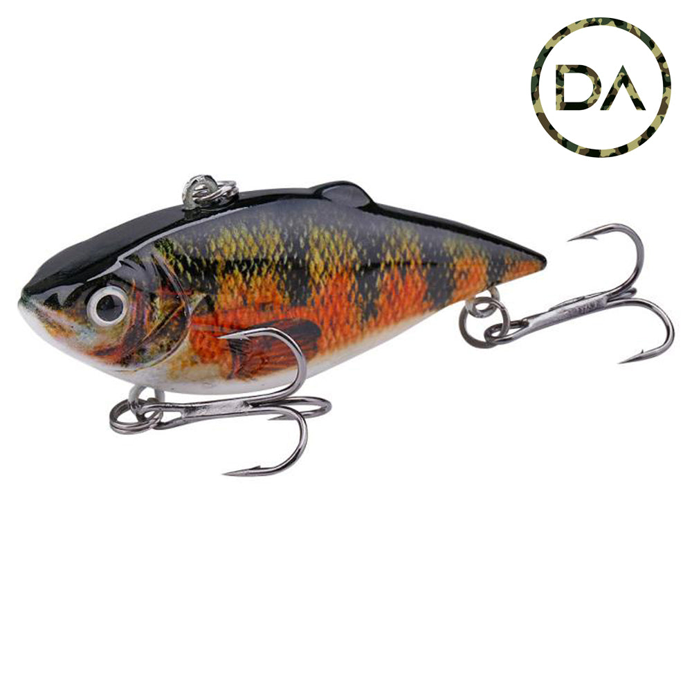 Small Deep Perch Swimbait Sinking Lure (64mm) - Decoy Angling
